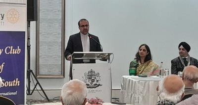 Speech by the Ambassador of the Islamic Republic of Iran in New Delhi at the Rotary Club